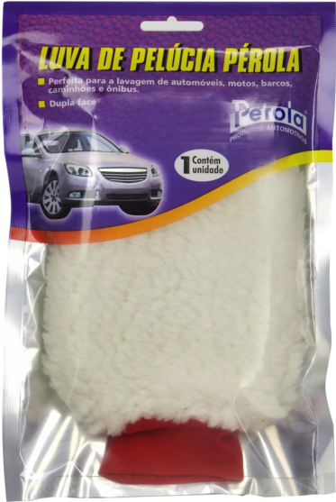 LUVA DE PELÚCIA DUPLA FACE 