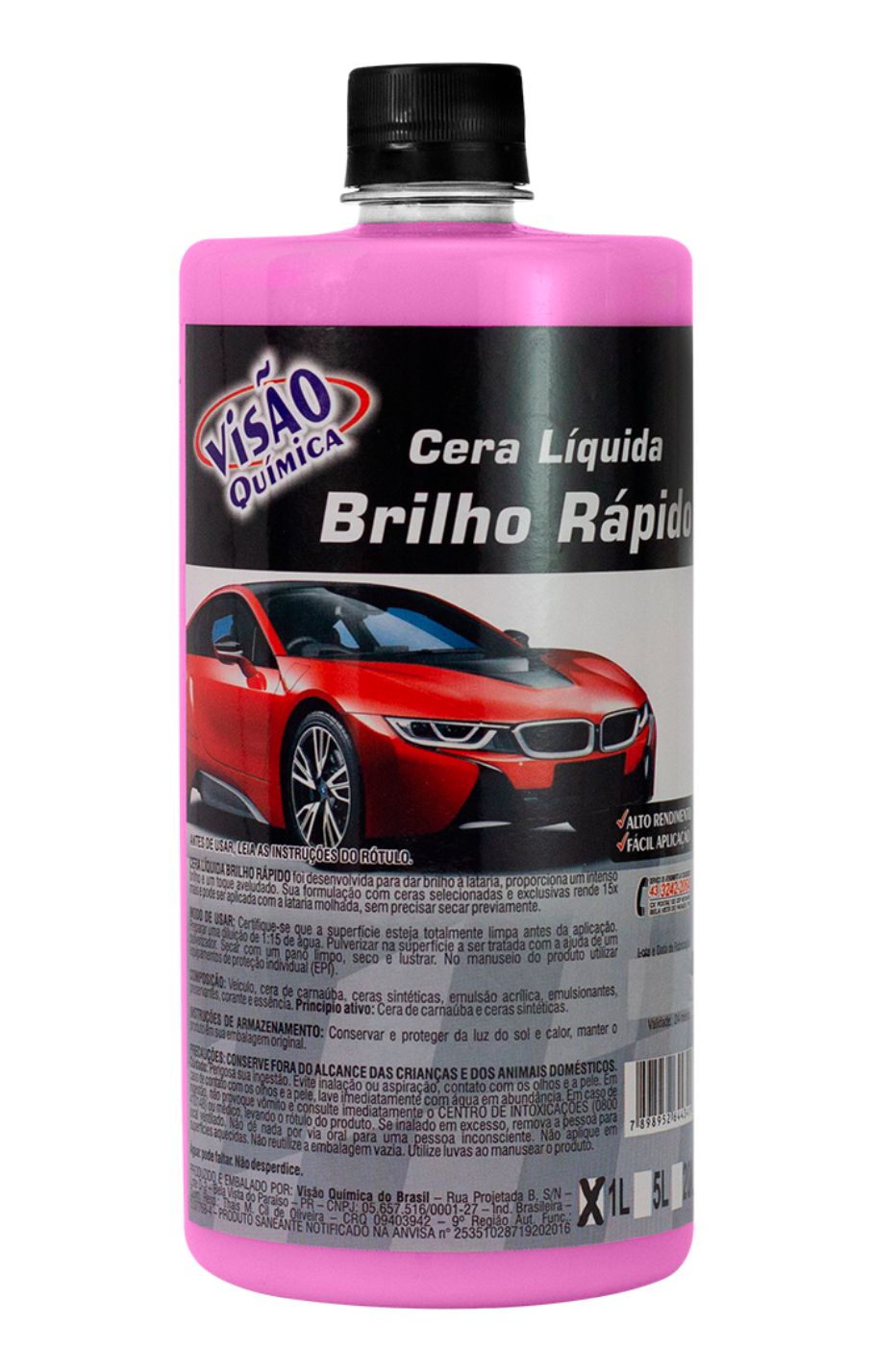 CERA LIQUIDA BRILHO RAPIDO